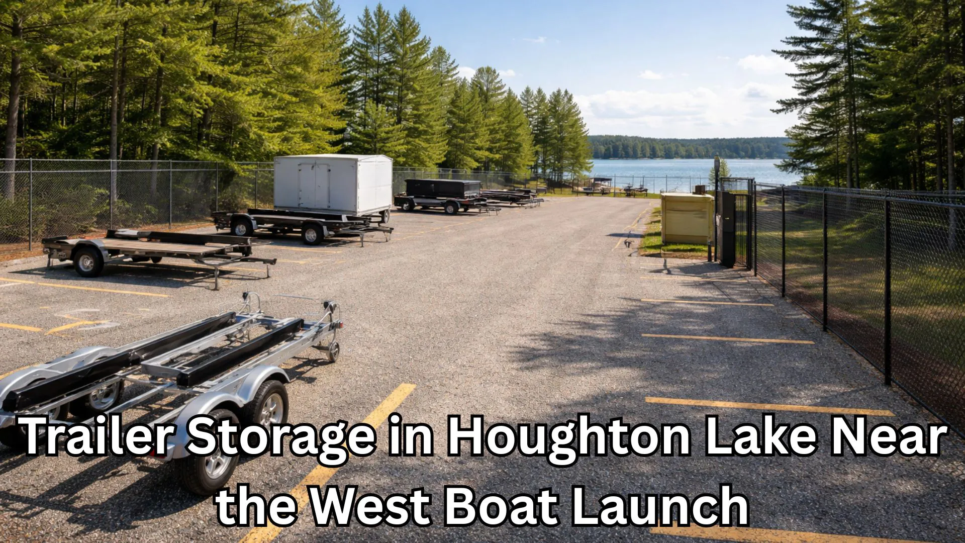 Trailer Storage Houghton Lake: Parking Near West Launch